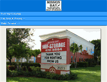 Tablet Screenshot of missionbayselfstorage.com